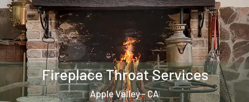  Fireplace Throat Services Apple Valley - CA
